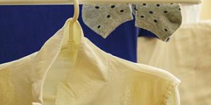 Why do clothes become hard after washing (Why do clothes become hard after being washed and dried)