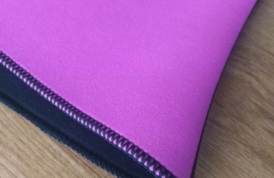 Purple Lycra cloth composite 4mmSBR punching composite gray Lycra cloth SBR diving composite cloth