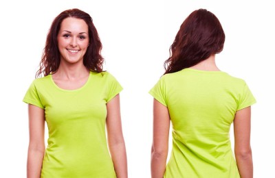 What color skirt goes with a green T-shirt (can be paired with skirts of many colors)