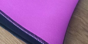 Purple Lycra cloth composite 4mmSBR punching composite gray Lycra cloth SBR diving composite cloth